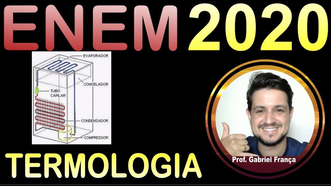 Thumbnail: ENEM 2020 - Os manuais de refrigerador apresentam a recomendação de que o equipamento não deve ser
