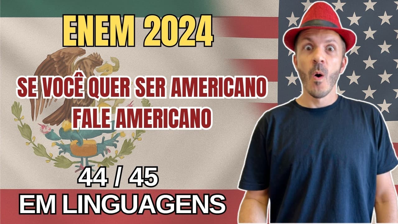 Thumbnail: ENEM 2024: I remember being caught speaking Spanish at recess