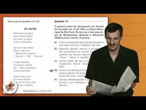 Thumbnail da aula: Literatura - 15 a 20 - Espm 2012/2