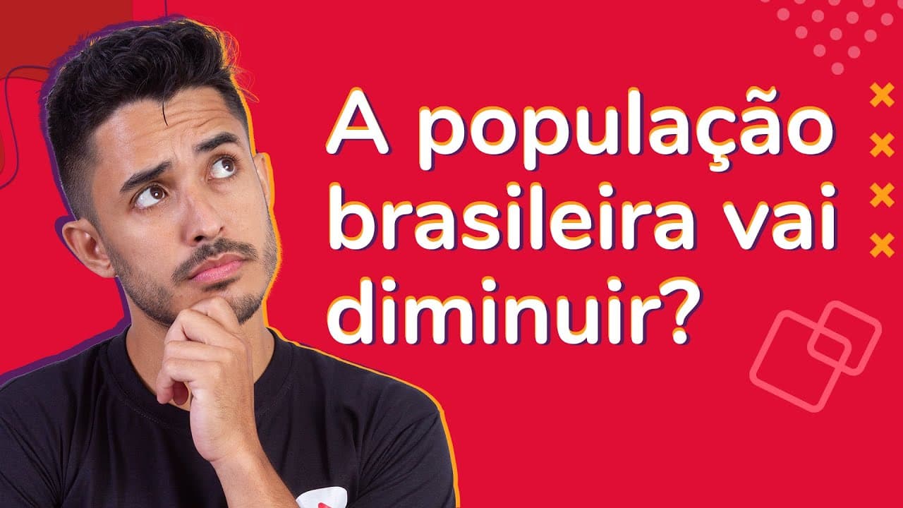 Thumbnail: A população brasileira vai diminuir? | ProEnem