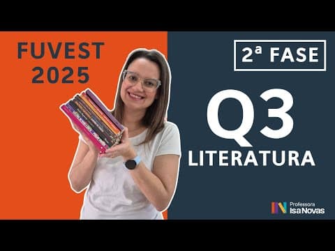 Thumbnail da aula: 2ª fase FUVEST 2025 (Quincas Borba) – Resolução passo a passo