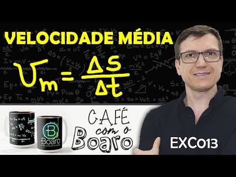 Thumbnail da aula: VELOCIDADE MÉDIA - Cinemática - EXERCÍCIOS para REVISÃO de FÍSICA - EXC013