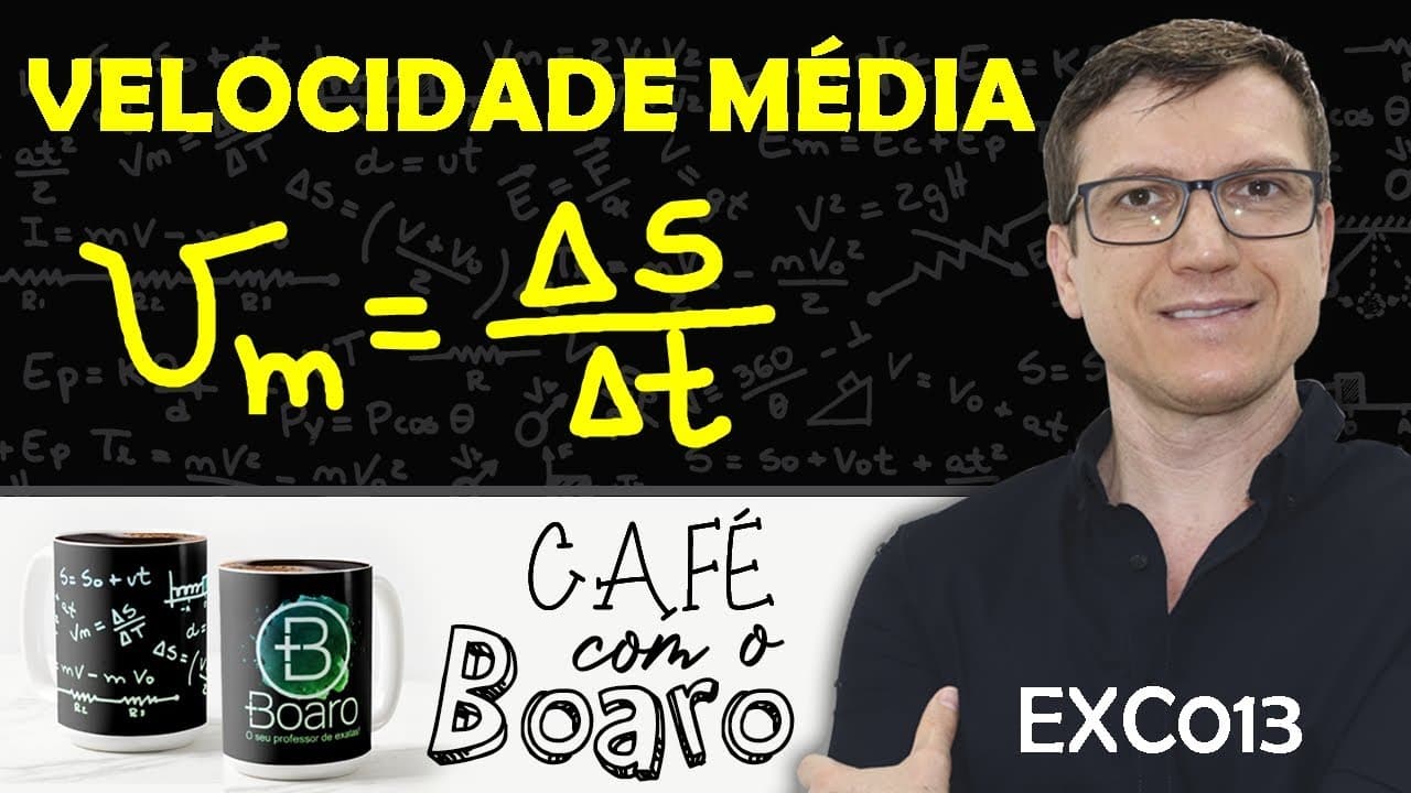 Thumbnail: VELOCIDADE MÉDIA - Cinemática - EXERCÍCIOS para REVISÃO de FÍSICA - EXC013