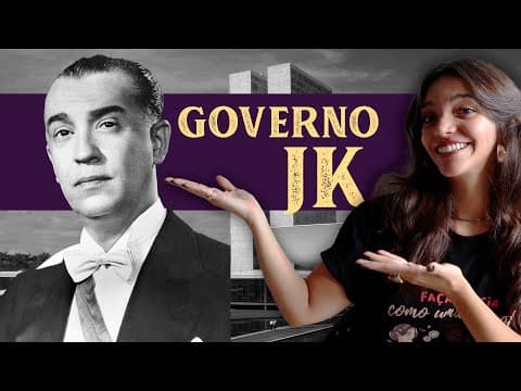 Thumbnail da aula: GOVERNO JK - JUSCELINO KUBITSCHEK (Débora Aladim)