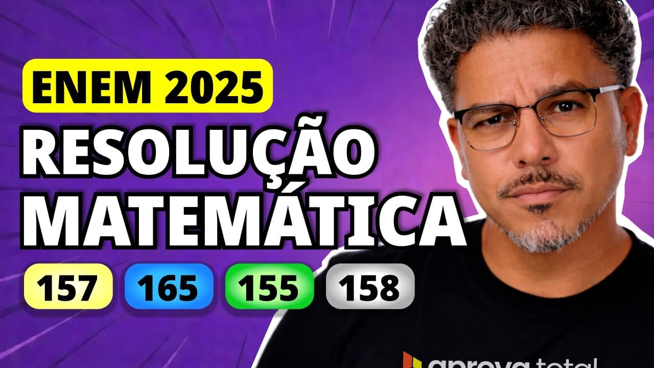 Thumbnail: ENEM 2025 Matemática – Questão 157 | Em um estudo clínico, 55 mulheres foram distribuídas