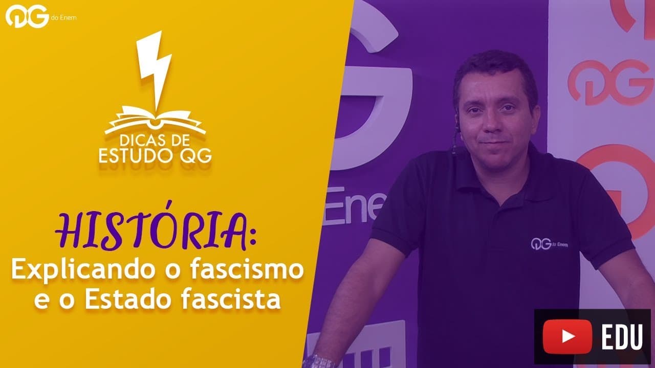 Thumbnail: História ENEM: Explicando o fascismo e o Estado fascista