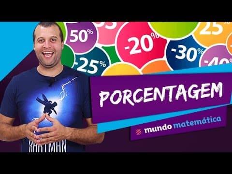 Thumbnail da aula: 📈 Porcentagem (1/2) - Matemática - ENEM