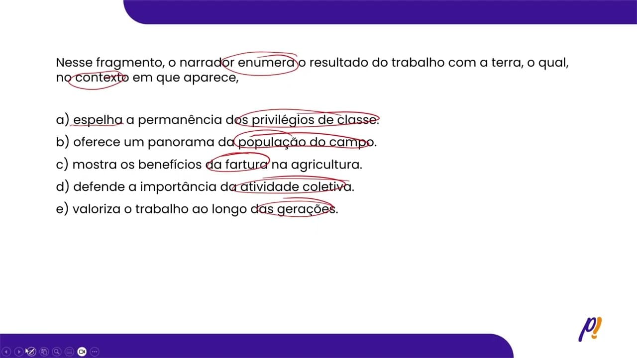 Thumbnail: ENEM 2025 | Só entende os corações desse lugar quem mergulha nesse mar a perder de vista...