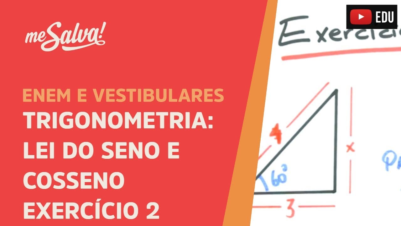 Thumbnail: Me Salva! TRG34 - Trigonometria - Exercício envolvendo Lei dos Senos e Cossenos 2