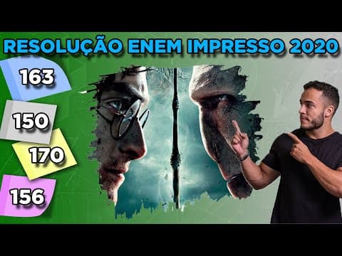 Thumbnail da aula: 🔵 Questão 163 - Caderno Azul | Análise Combinatória | MATEMÁTICA ENEM 2020