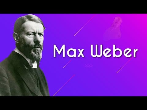 Thumbnail da aula: Max Weber - Brasil Escola