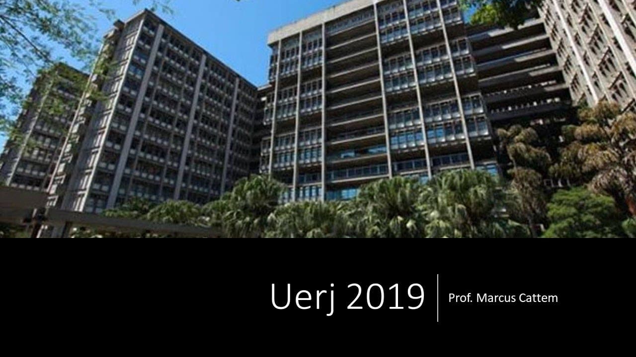 Thumbnail: Correção - Uerj 2019 - Exame Discursivo - Biologia - PARTE 1