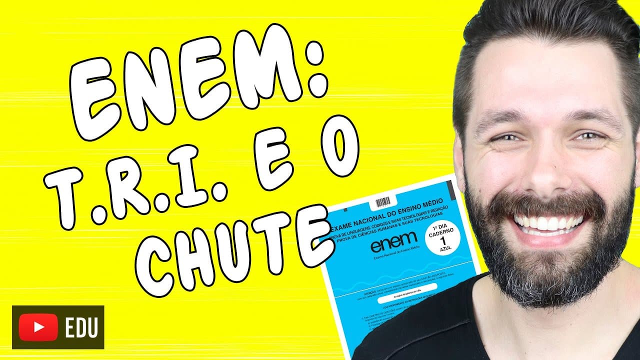 Thumbnail: TRI NO ENEM - CHUTAR DIMINUI A NOTA? | Feat. O Guru do ENEM.