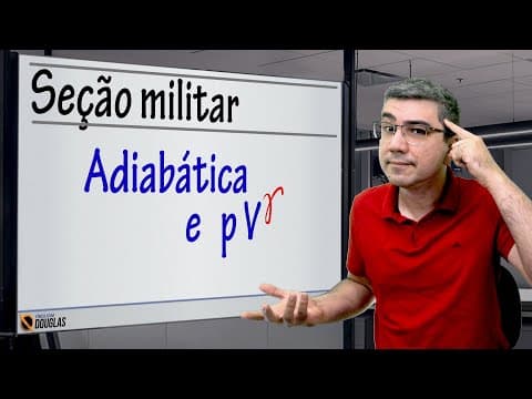 Thumbnail da aula: Transformação adiabática quase-estática e o tal do PV gama