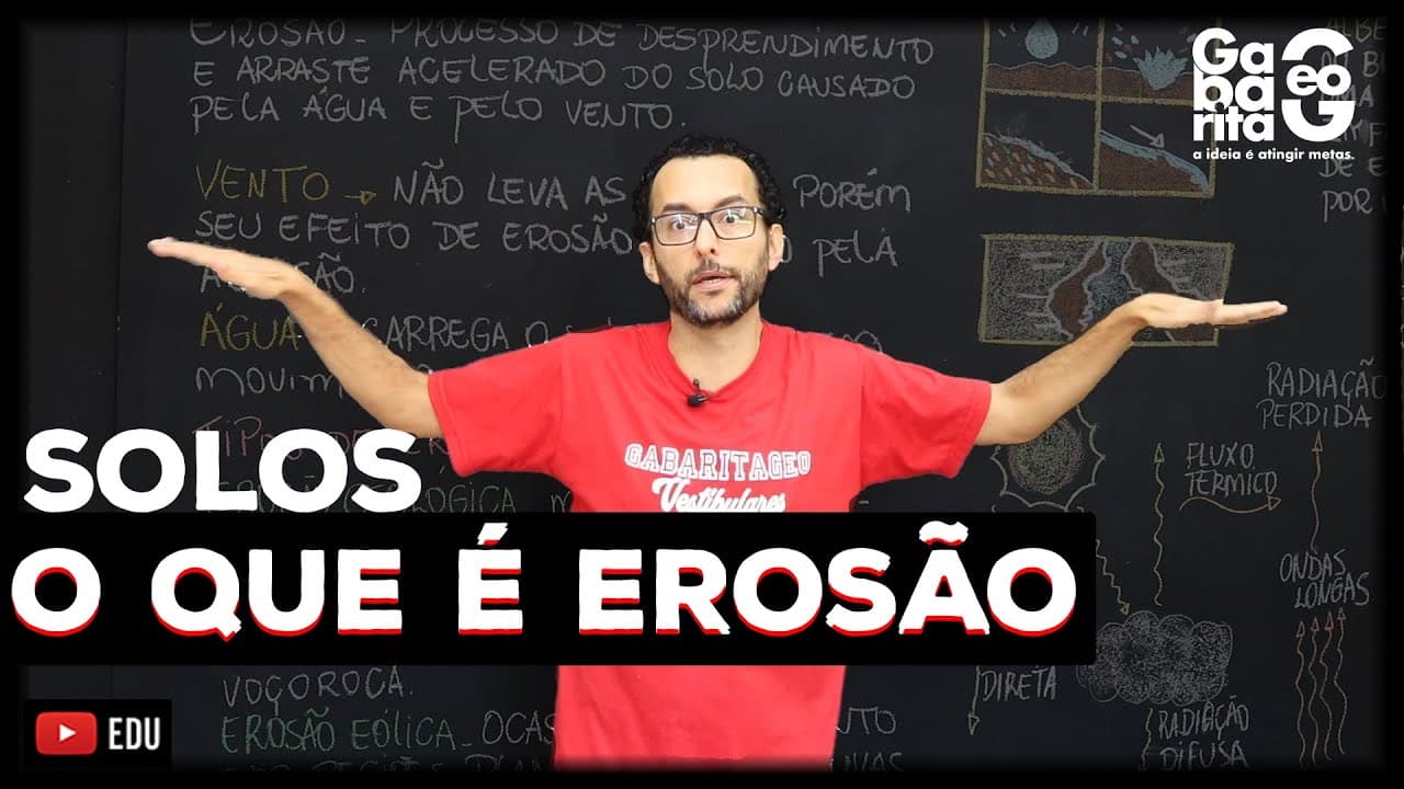 Thumbnail: Vou responder sua dúvida! O que é EROSÃO e tipos de EROSÃO | Geografia