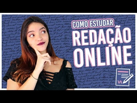 Thumbnail da aula: COMO ESTUDAR REDAÇÃO EM CASA PAGANDO POUCO! (Débora Aladim)