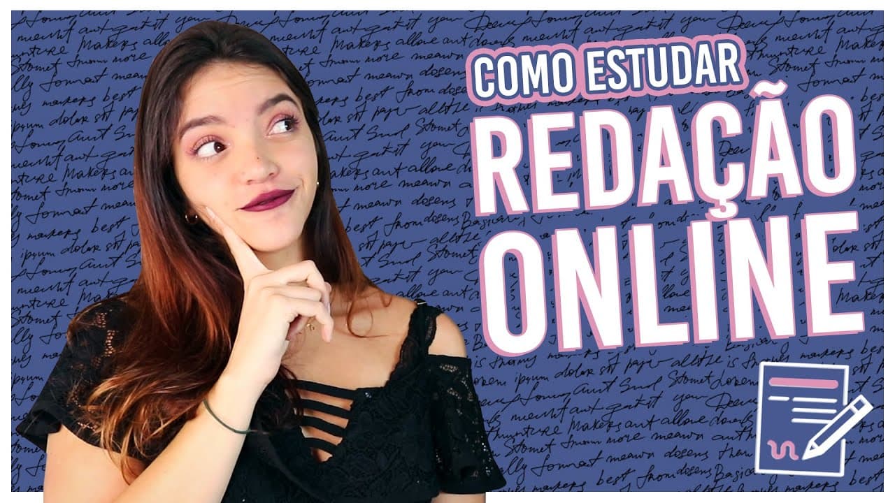 Thumbnail: COMO ESTUDAR REDAÇÃO EM CASA PAGANDO POUCO! (Débora Aladim)