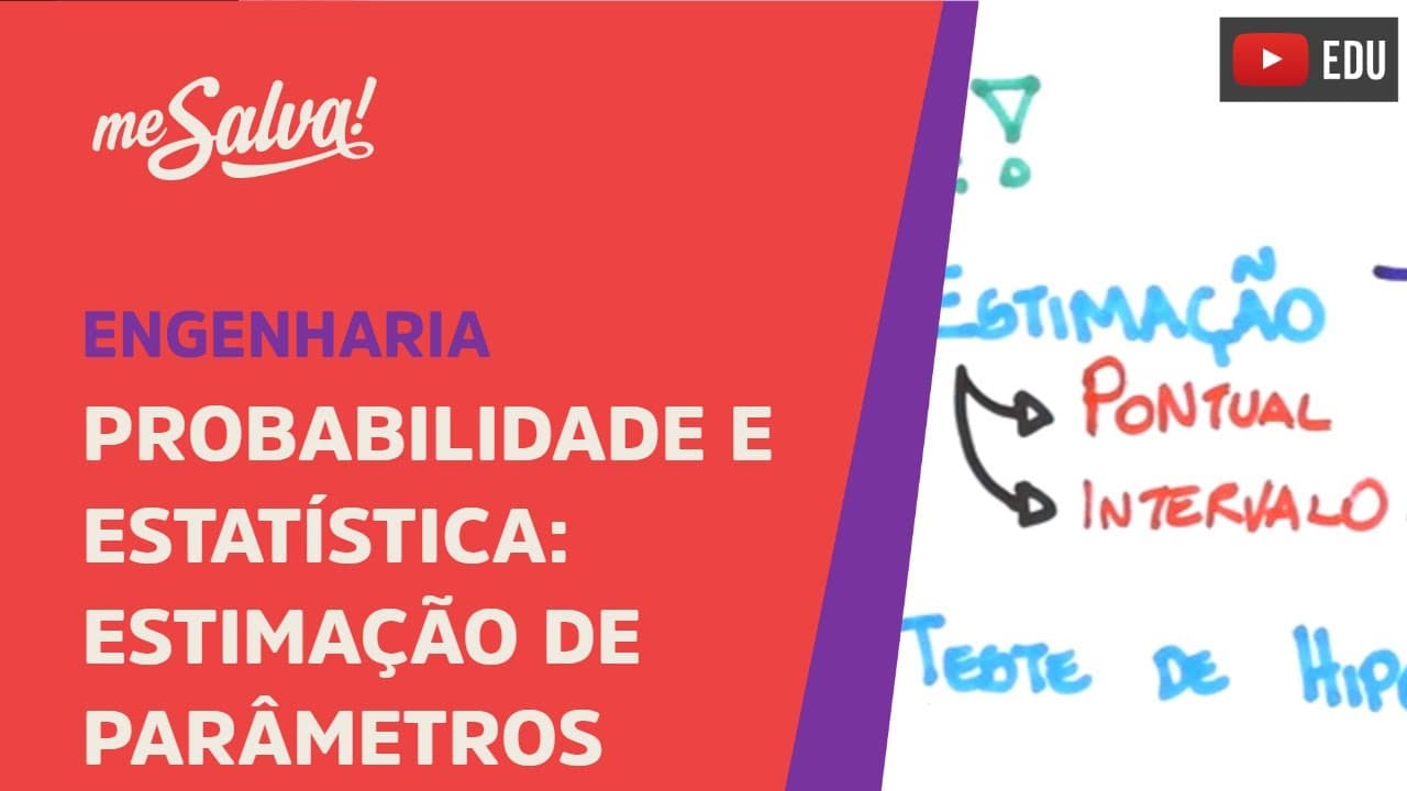 Thumbnail: Me Salva! EPA01 - Introdução à Estimação de Parâmetros - Probabilidade e Estatística