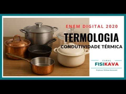 Thumbnail da aula: ENEM DIGITAL 2020 - Os materiais são classificados pela sua natureza química e estrutural, e as dif