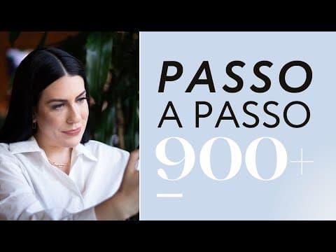 Thumbnail da aula: 9 PASSOS SIMPLES PARA UMA REDAÇÃO 900+