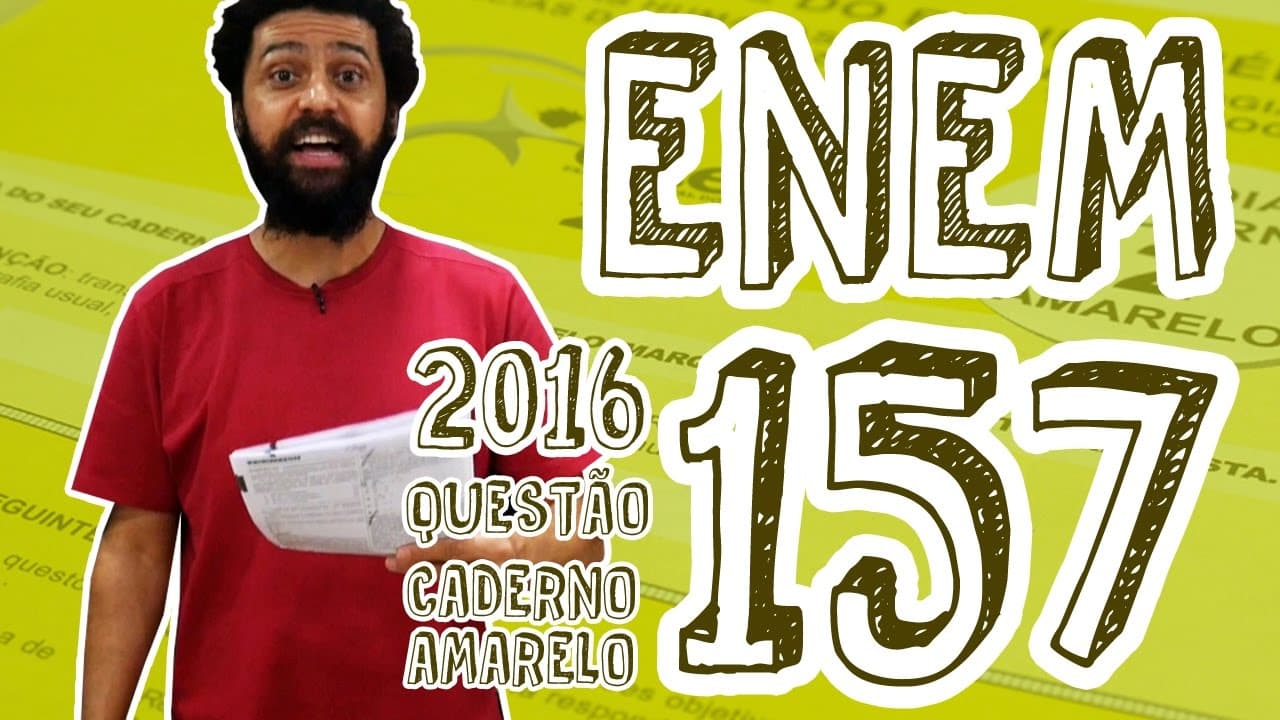 Thumbnail: ENEM - Questão 157 (Caderno Amarelo)