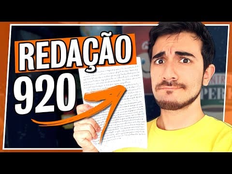 Thumbnail da aula: Escrevi uma Redação depois de 9 Meses sem treinar (ALFABETIZAÇÃO TECNOLÓGICA DE IDOSOS)