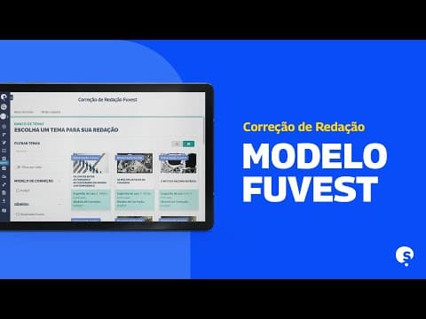 Thumbnail da aula: DIFERENÇAS ENTRE A CORREÇÃO DA REDAÇÃO DO ENEM E DA FUVEST
