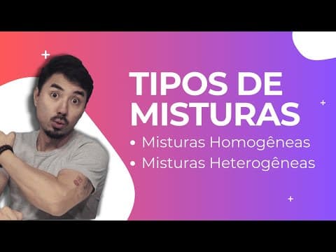 Thumbnail da aula: Tipos de Misturas | Misturas Homogêneas e Heterogêneas