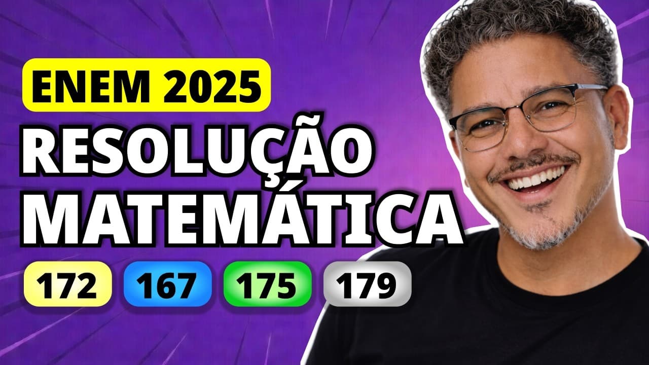 Thumbnail: ENEM 2025 Matemática – Questão 172 | Uma pessoa tem um carro bicombustível, que funciona a gás