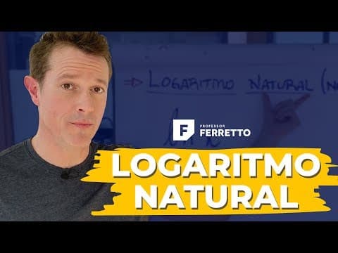 Thumbnail da aula: Como resolver questões de Logaritmo Natural (Neperiano)