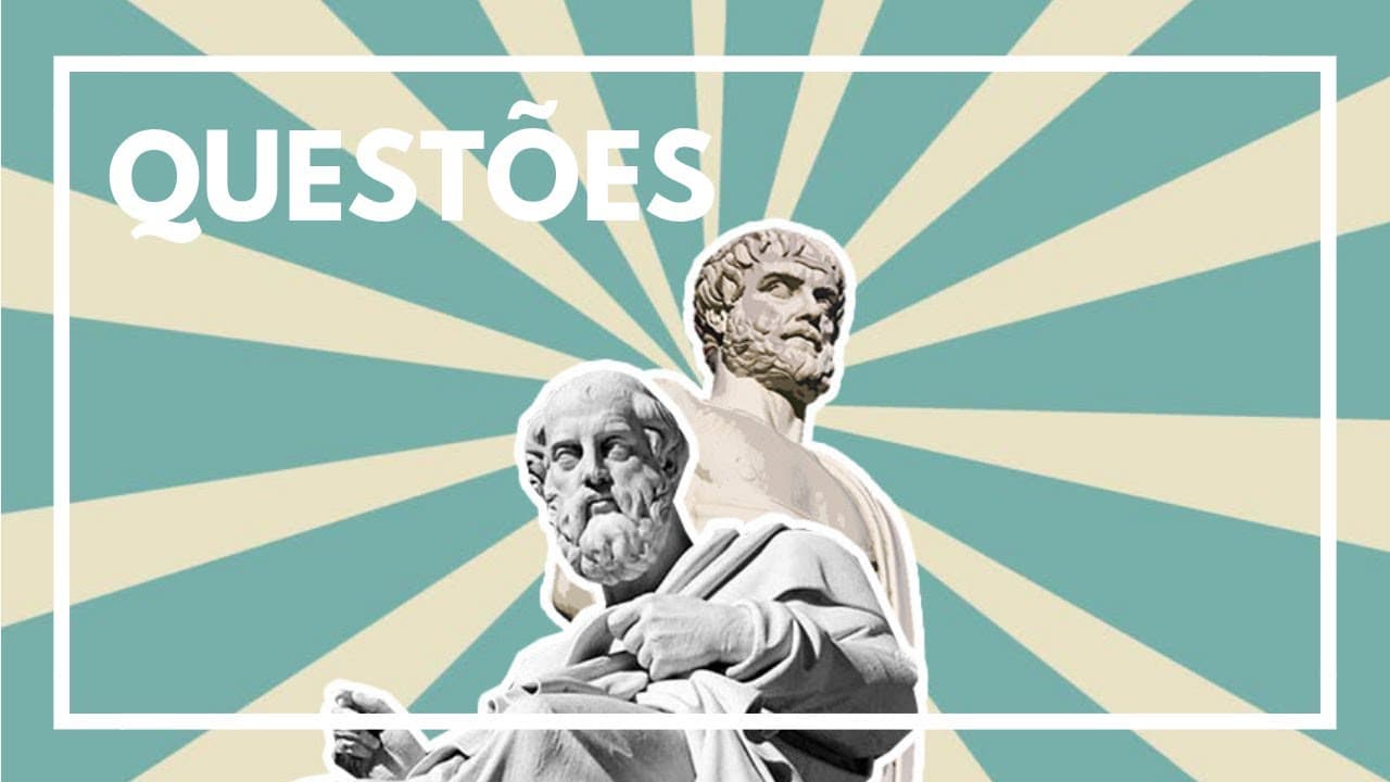 Thumbnail: RESOLVENDO QUESTÕES DE FILOSOFIA (PLATÃO E ARISTÓTELES).