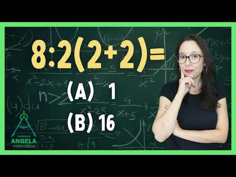 Thumbnail da aula: ESSA CAUSA CONFUSÃO - Expressão Numérica que VIRALIZOU