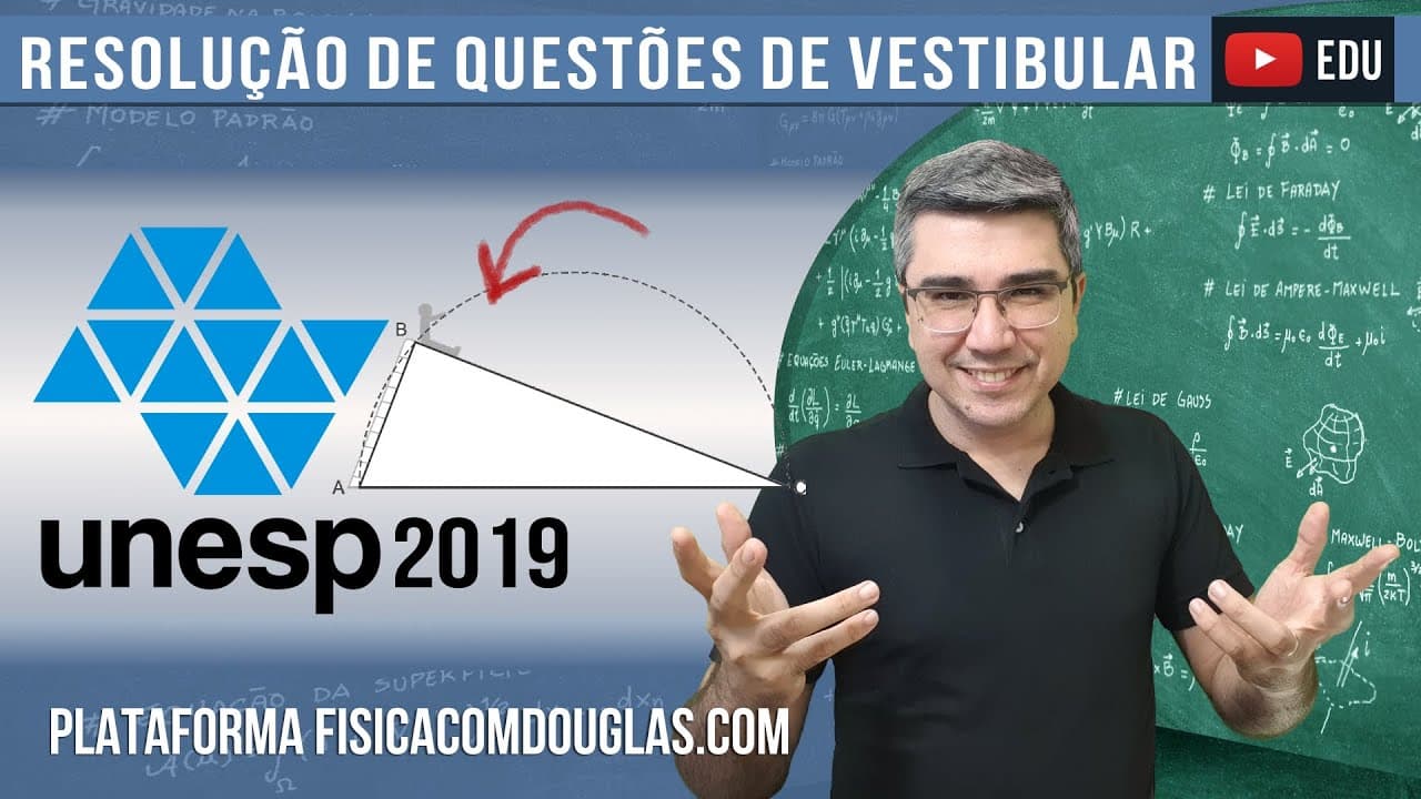 Thumbnail: UNESP 2019. Uma criança em um escorregador - Resolução/correção
