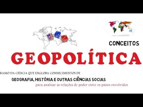 Thumbnail da aula: GEOPOLÍTICA - conceitos #geografia