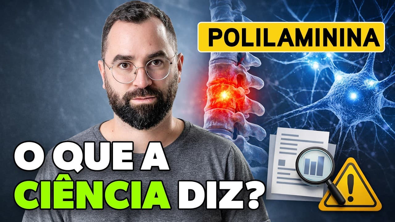 Thumbnail: Polilaminina: regeneração medular? Entenda a pesquisa, o estágio atual e a polêmica