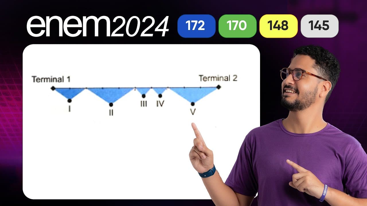 Thumbnail: Questão 172 - Caderno Azul |  | MATEMÁTICA ENEM 2024