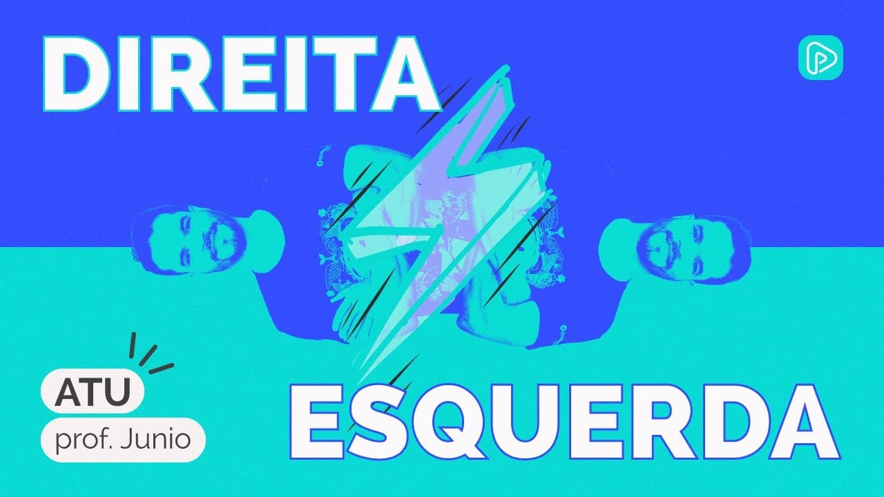 Thumbnail: O QUE É "ESQUERDA" E "DIREITA"? | ATUALIDADES | prof. Junio