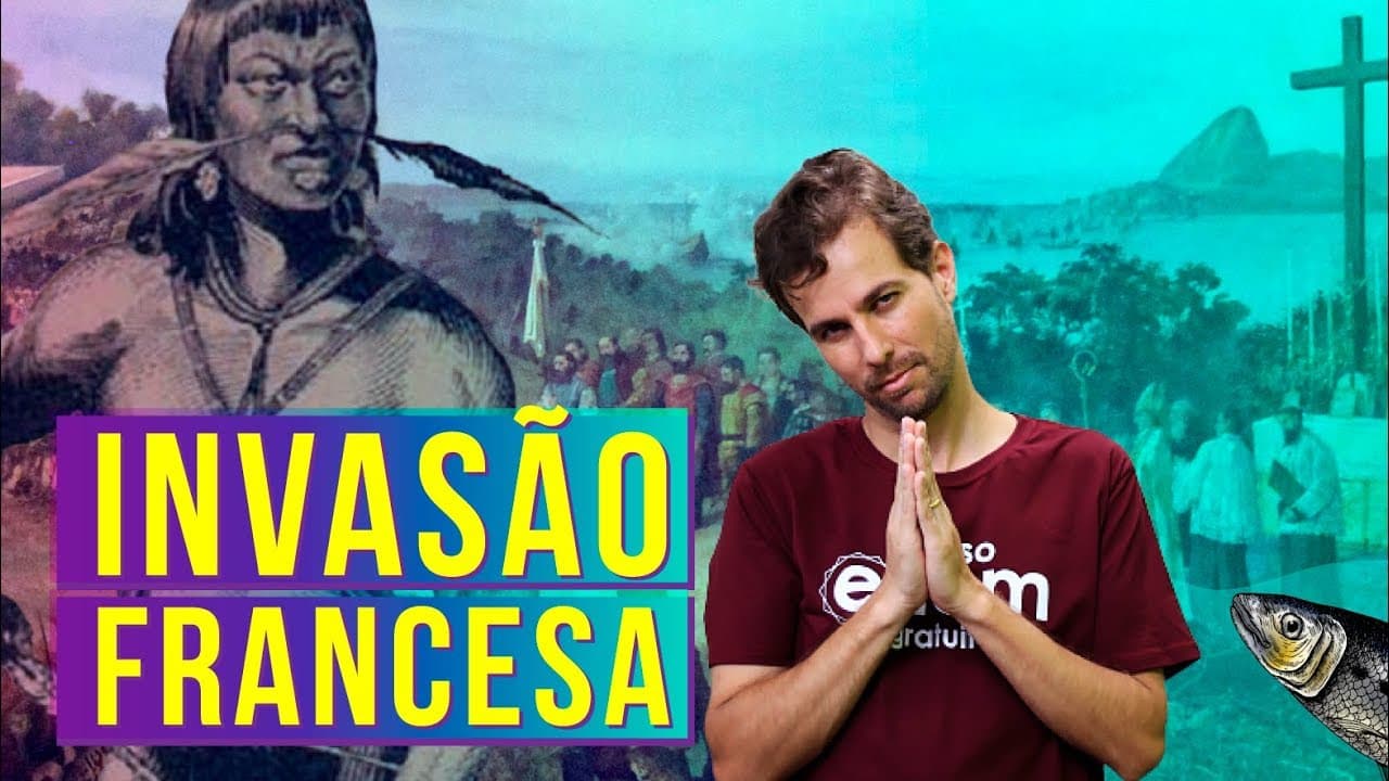 Thumbnail: INVASÃO FRANCESA - BRASIL COLÔNIA | Resumo de História do Brasil para o Enem
