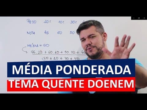 Thumbnail da aula: 💡 ENEM 2018 - 166  (Azul) Matemática - Alunos de Estatística de um curso universitário