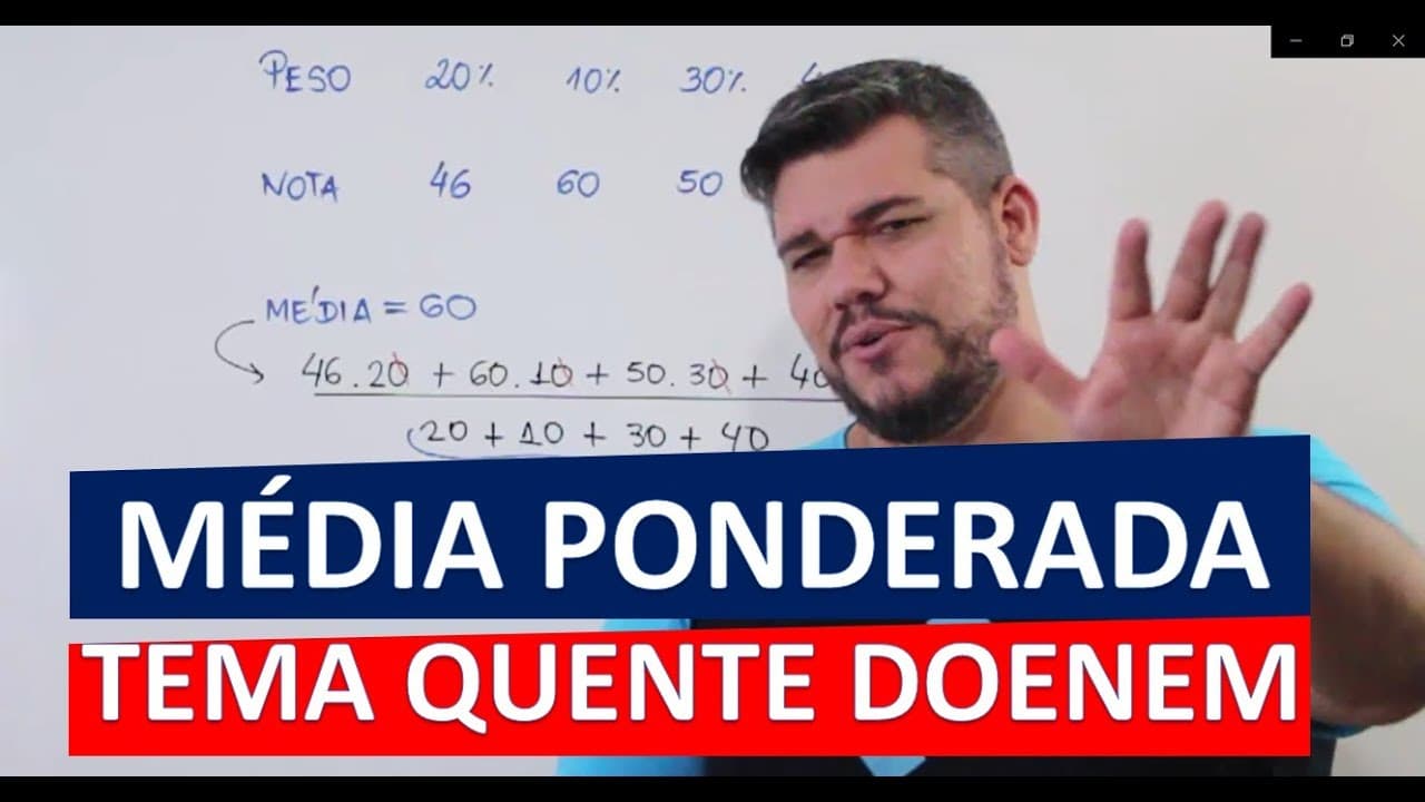 Thumbnail: 💡 ENEM 2018 - 166  (Azul) Matemática - Alunos de Estatística de um curso universitário