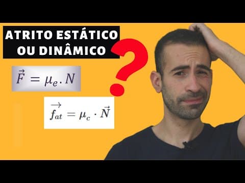 Thumbnail da aula: ATRITO ESTÁTICO E DINÂMICO - PASSO A PASSO