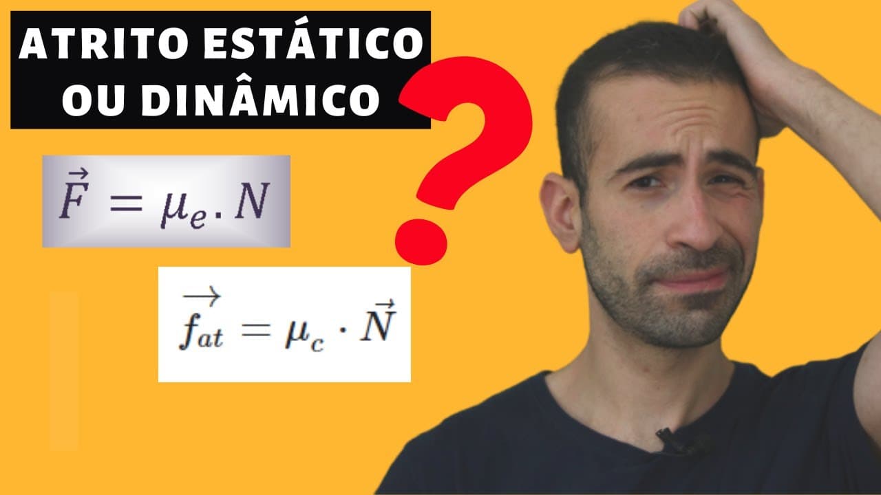 Thumbnail: ATRITO ESTÁTICO E DINÂMICO - PASSO A PASSO