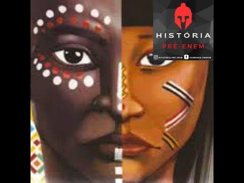 Thumbnail da aula: Questão do ENEM 2011 que trata sobre os índios e negros no Brasil colônia