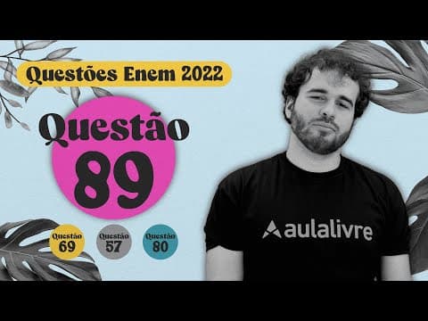 Thumbnail da aula: ENEM 2022 | Pensamento grego | Questão 89