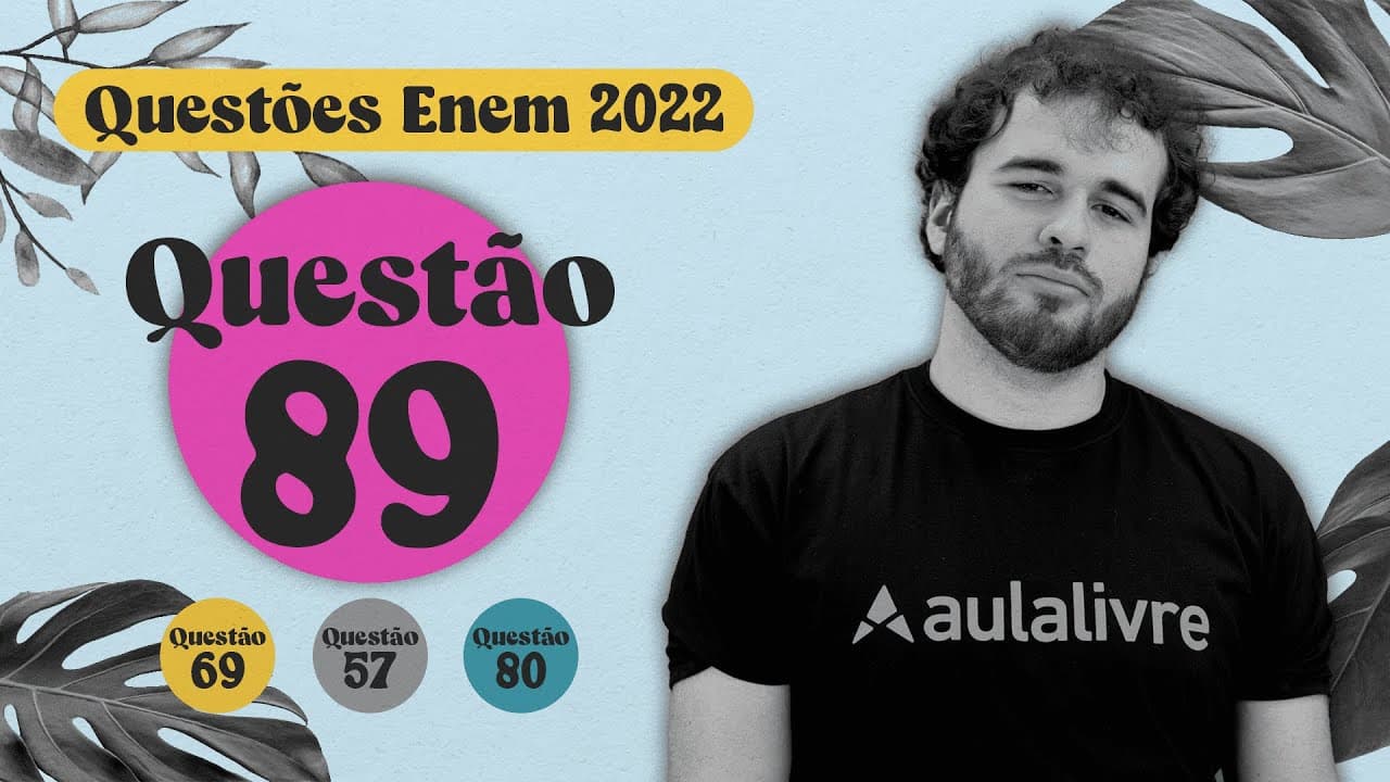 Thumbnail: ENEM 2022 | Pensamento grego | Questão 89