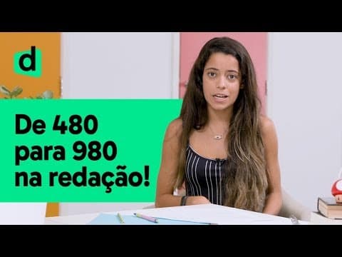 Thumbnail da aula: 10 COISAS PARA FAZER E AUMENTAR SUA NOTA NA REDAÇÃO DE 480 PARA 980 | PLANTÃO