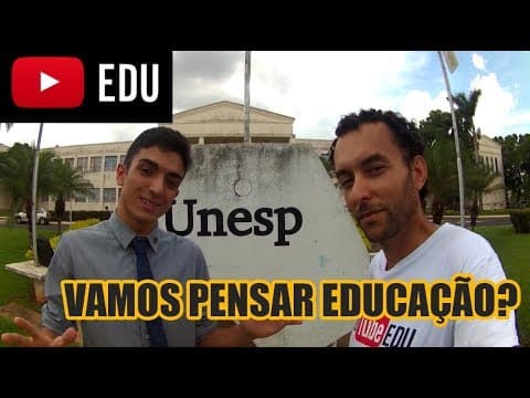 Thumbnail da aula: Vamos pensar educação? Projeto de Vida de um jovem parlamentar