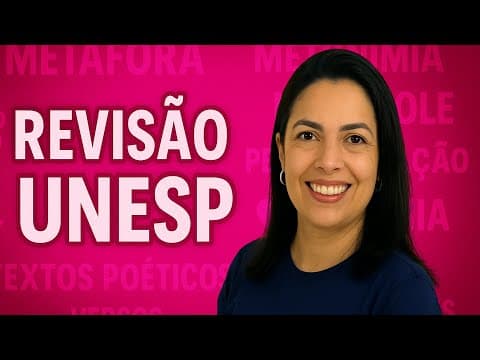 Thumbnail da aula: REVISÃO UNESP 2026 | LÍNGUA PORTUGUESA | TIPOS DE LINGUAGEM