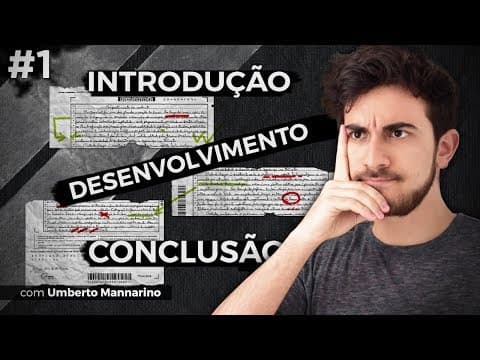 Thumbnail da aula: Analisando uma REDAÇÃO DO ENEM - Coesão, Estrutura, Coerência e as 5 Competências (1/5)