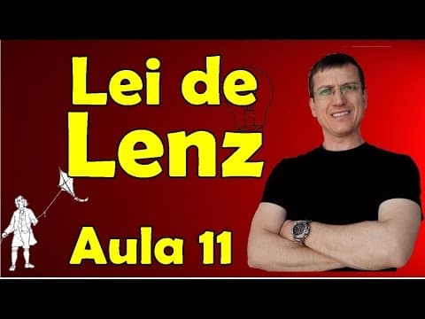 Thumbnail da aula: Lei de Lenz - Indução eletromagnética - Eletromagnetismo - Aula 11 - Prof. Marcelo Boaro